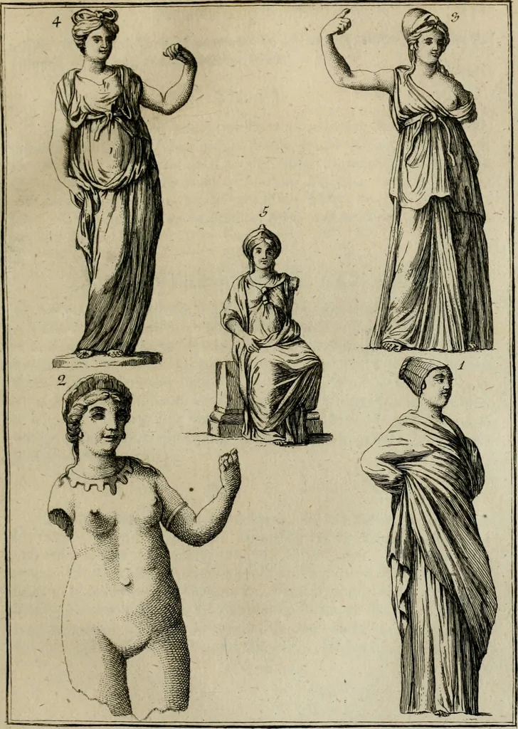 An illustration from Sammlung von Aegyptischen, Hetrurischen, Griechischen und Romischen Alterthümern, 1766, leaf 322