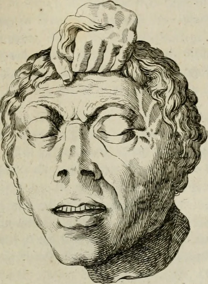 An illustration from Sammlung von Aegyptischen, Hetrurischen, Griechischen und Romischen Alterthümern, 1766, leaf 338