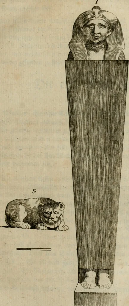 An illustration from Sammlung von Aegyptischen, Hetrurischen, Griechischen und Romischen Alterthümern, 1766, leaf 34