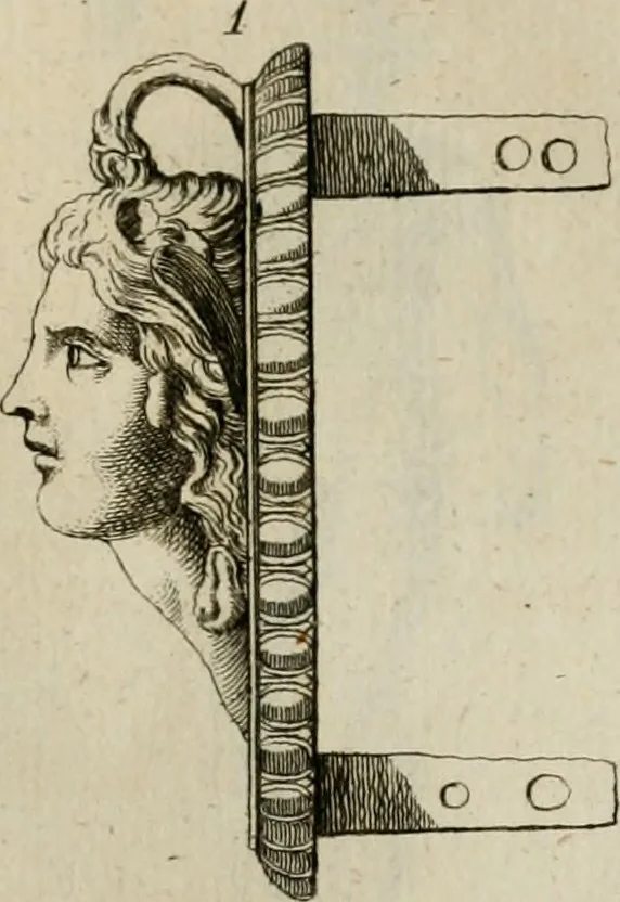 An illustration from Sammlung von Aegyptischen, Hetrurischen, Griechischen und Romischen Alterthümern, 1766, leaf 356