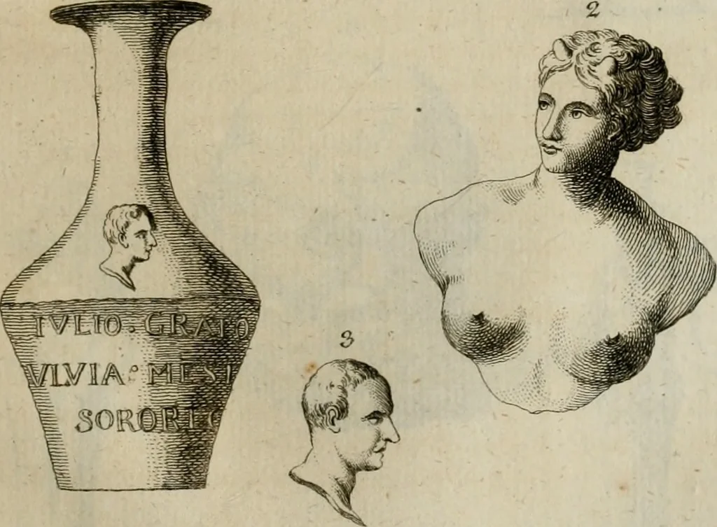 An illustration from Sammlung von Aegyptischen, Hetrurischen, Griechischen und Romischen Alterthümern, 1766, leaf 356