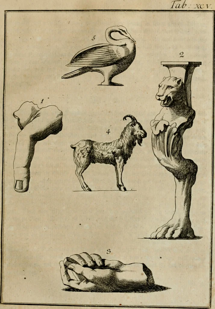An illustration from Sammlung von Aegyptischen, Hetrurischen, Griechischen und Romischen Alterthümern, 1766, leaf 480