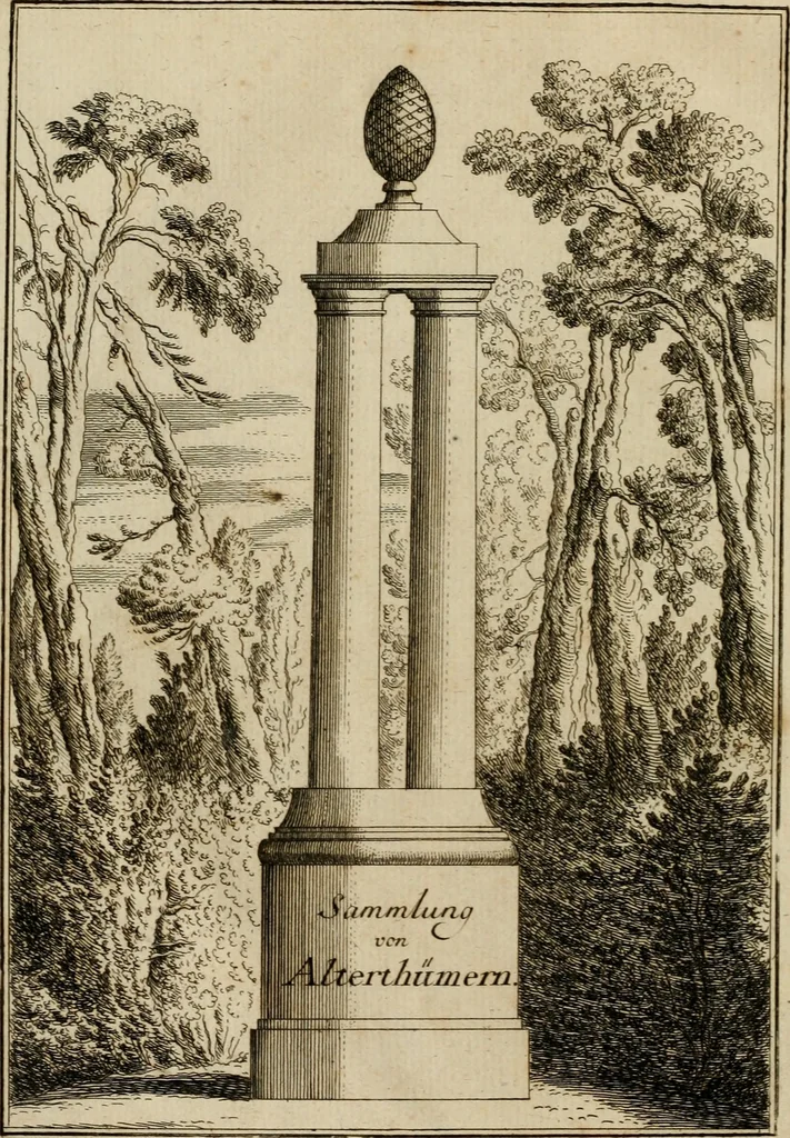 An illustration from Sammlung von Aegyptischen, Hetrurischen, Griechischen und Romischen Alterthümern, 1766, leaf 5