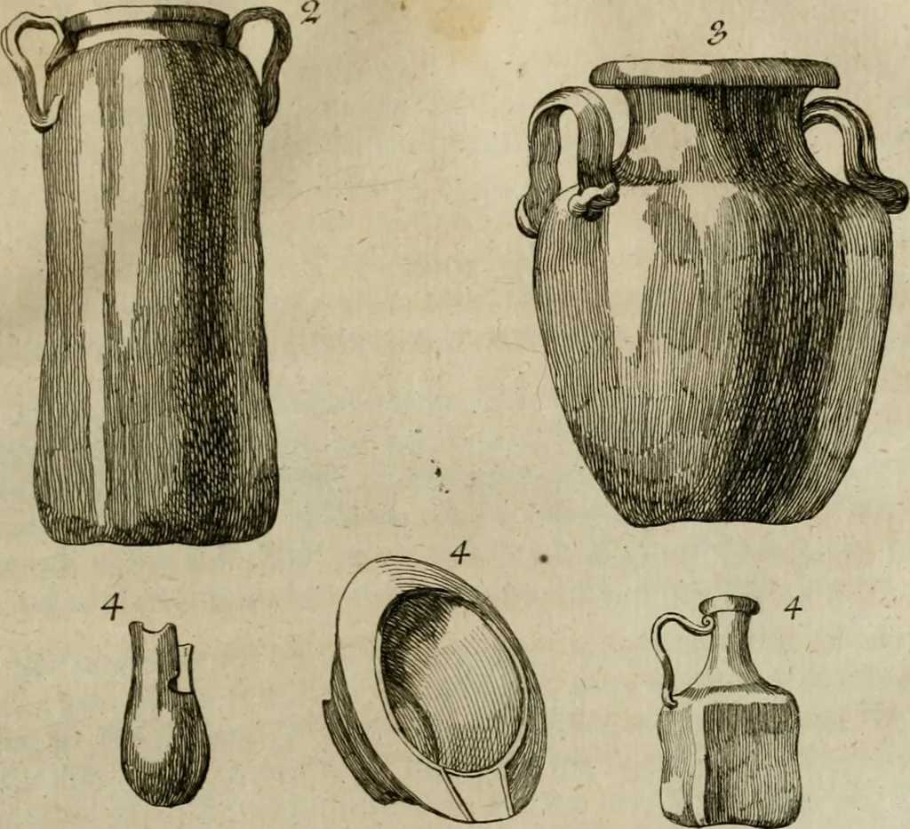 An illustration from Sammlung von Aegyptischen, Hetrurischen, Griechischen und Romischen Alterthümern, 1766, leaf 516