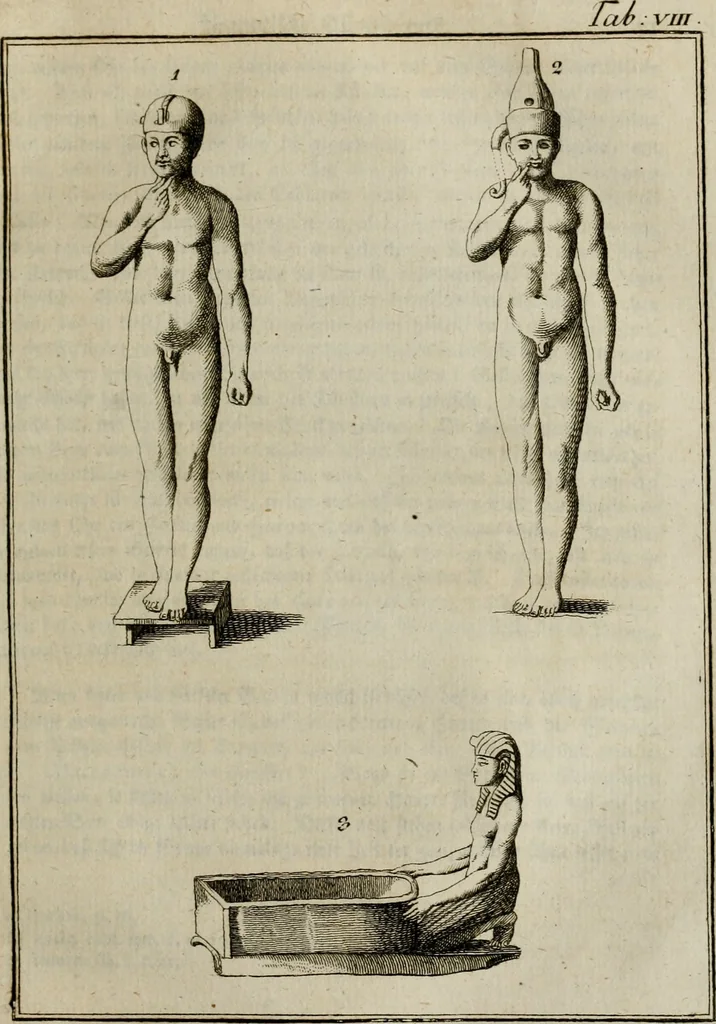 An illustration from Sammlung von Aegyptischen, Hetrurischen, Griechischen und Romischen Alterthümern, 1766, leaf 70