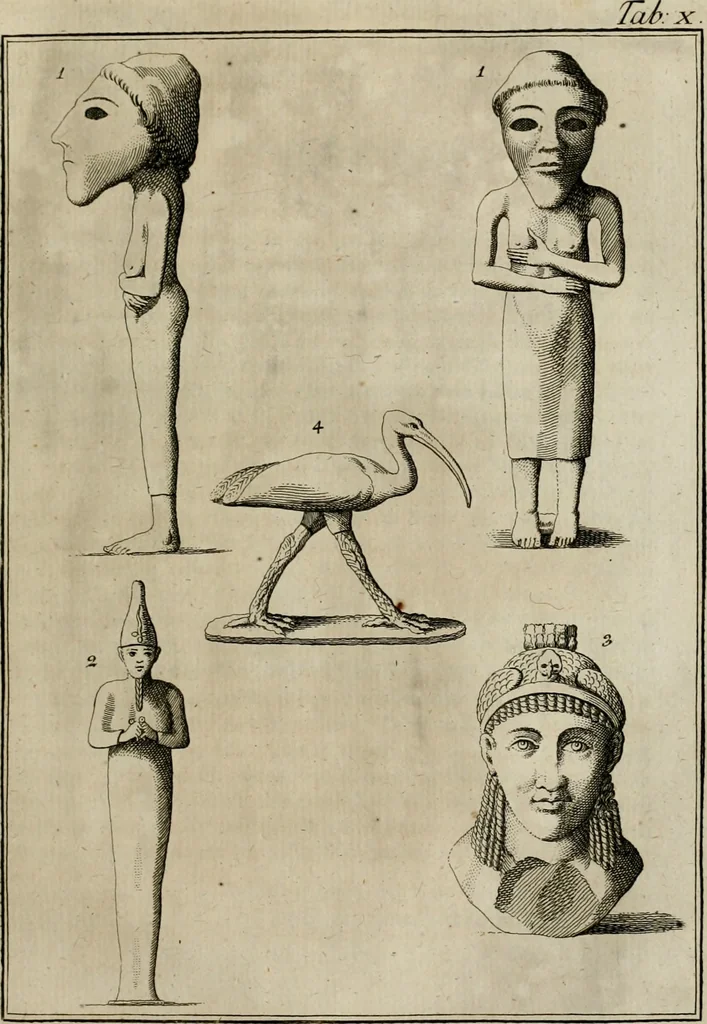 An illustration from Sammlung von Aegyptischen, Hetrurischen, Griechischen und Romischen Alterthümern, 1766, leaf 80