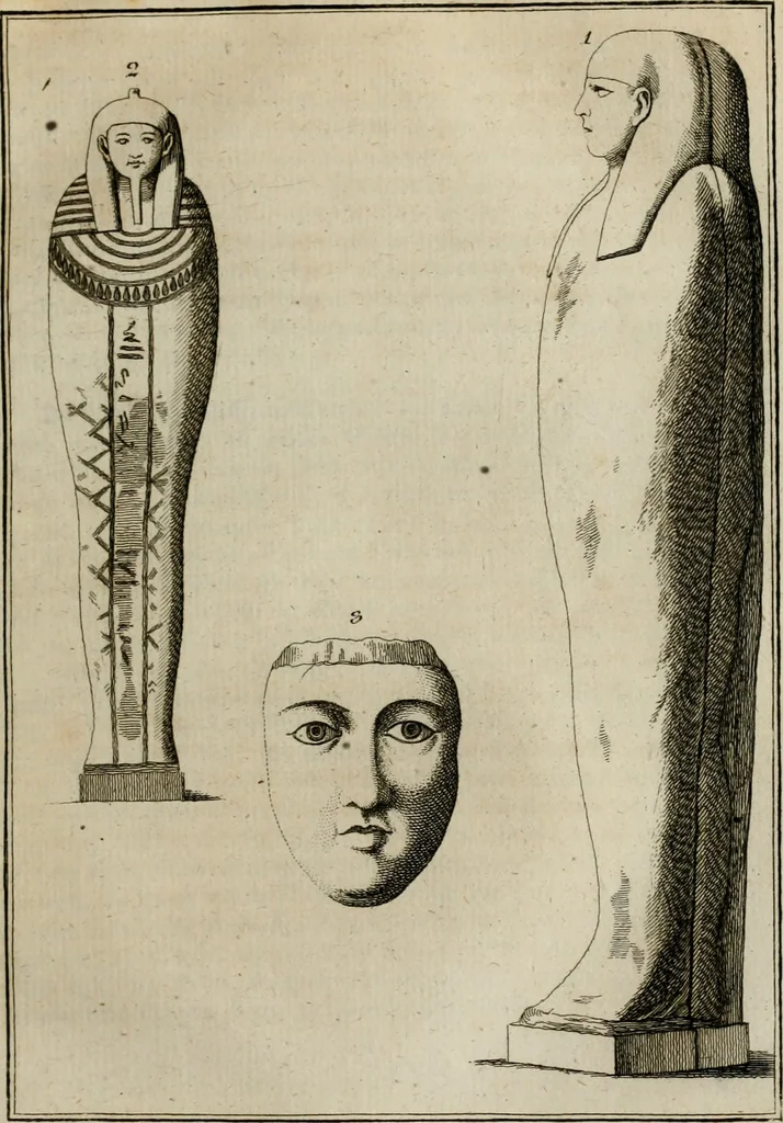 An illustration from Sammlung von Aegyptischen, Hetrurischen, Griechischen und Romischen Alterthümern, 1766, leaf 86