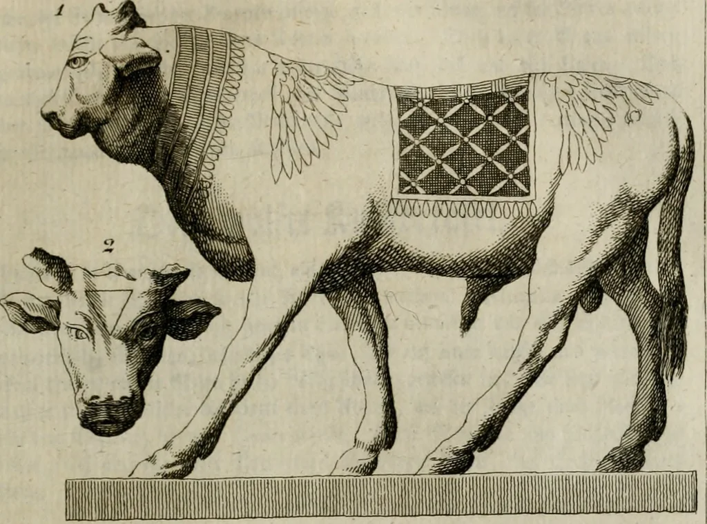 An illustration from Sammlung von Aegyptischen, Hetrurischen, Griechischen und Romischen Alterthümern, 1766, leaf 90