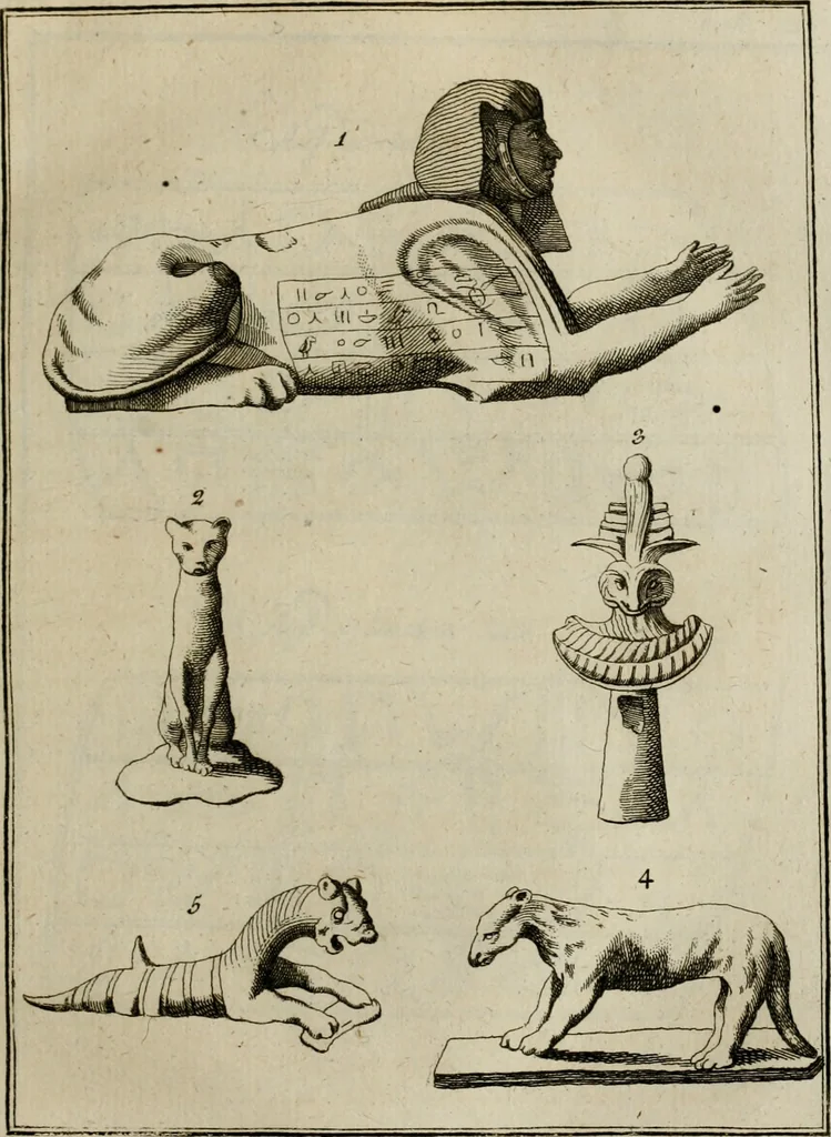 An illustration from Sammlung von Aegyptischen, Hetrurischen, Griechischen und Romischen Alterthümern, 1766, leaf 96