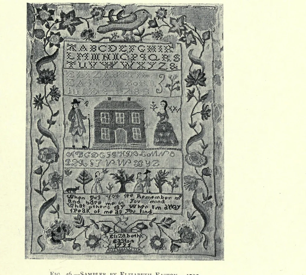 An illustration from Samplers & tapestry embroideries, 1913, leaf 171