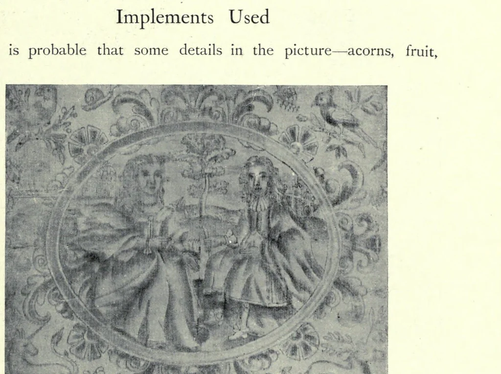 An illustration from Samplers & tapestry embroideries, 1913, leaf 265