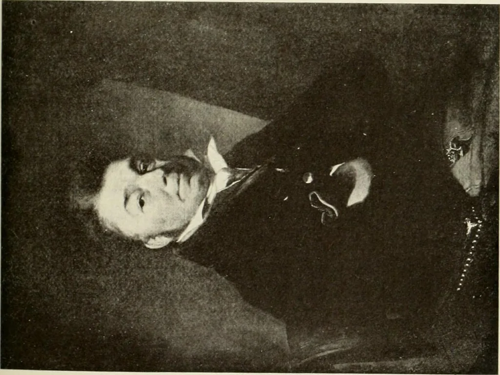 An illustration from Samuel F.B. Morse: his letters and journals. Edited and supplemented by his son Edward Lind Morse; illustrated with reporductions of his paintings and with notes and diagrams bearing on the invention of the telegraph, 1914, leaf 282