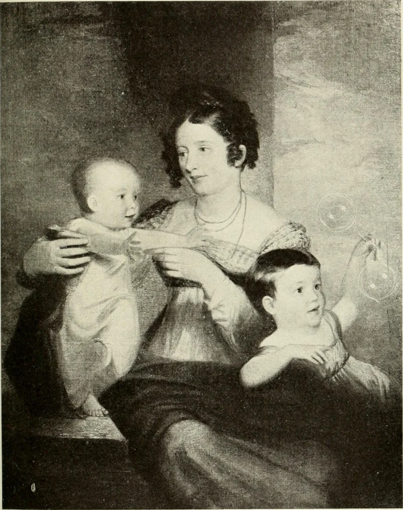 An illustration from Samuel F.B. Morse: his letters and journals. Edited and supplemented by his son Edward Lind Morse; illustrated with reporductions of his paintings and with notes and diagrams bearing on the invention of the telegraph, 1914, leaf 294