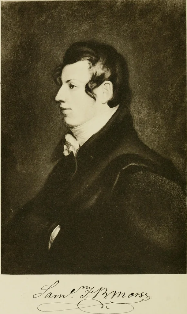 An illustration from Samuel F.B. Morse: his letters and journals. Edited and supplemented by his son Edward Lind Morse; illustrated with reporductions of his paintings and with notes and diagrams bearing on the invention of the telegraph, 1914, leaf 7