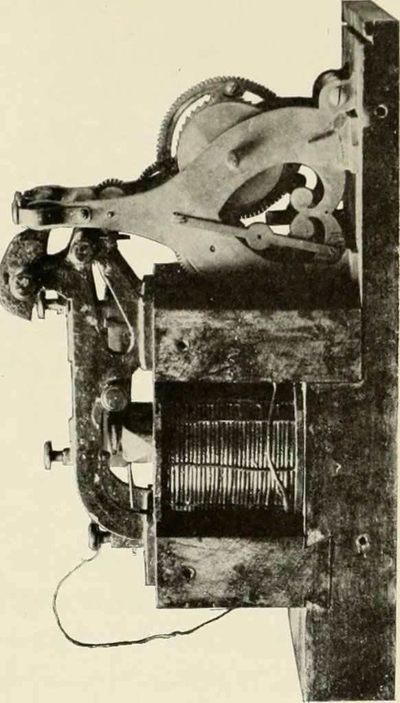 An illustration from Samuel F.B. Morse: his letters and journals. Edited and supplemented by his son Edward Lind Morse; illustrated with reporductions of his paintings and with notes and diagrams bearing on the invention of the telegraph, 1914, leaf 260