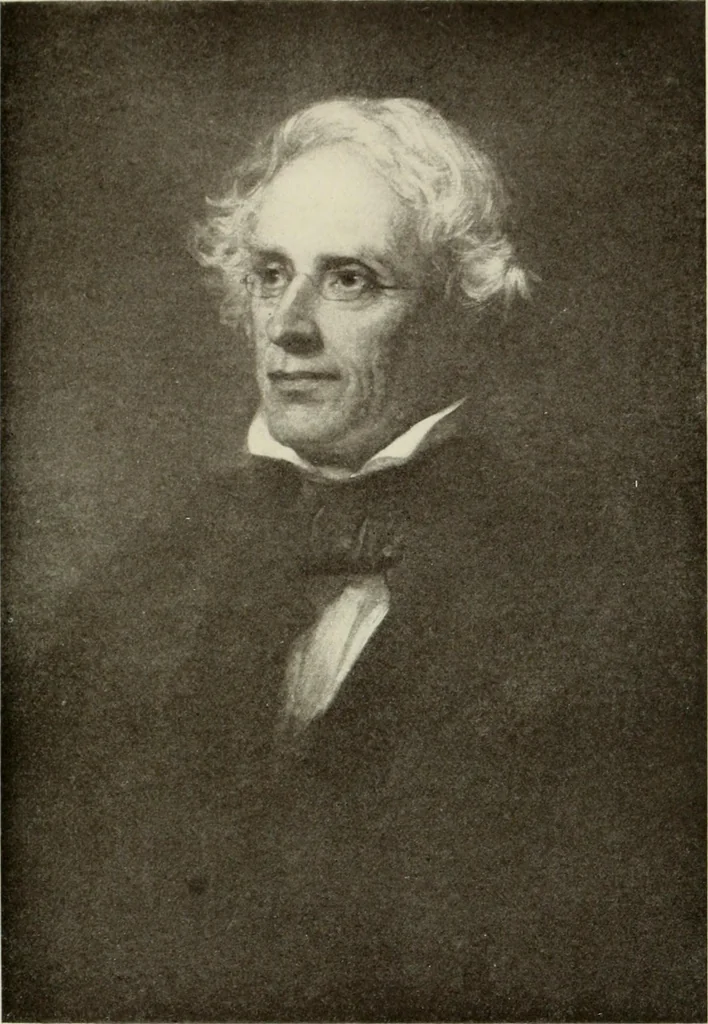 An illustration from Samuel F.B. Morse: his letters and journals. Edited and supplemented by his son Edward Lind Morse; illustrated with reporductions of his paintings and with notes and diagrams bearing on the invention of the telegraph, 1914, leaf 288