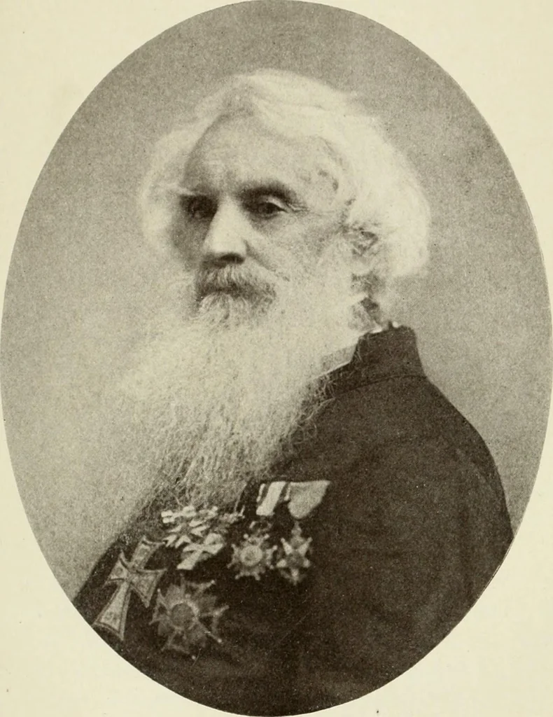 An illustration from Samuel F.B. Morse: his letters and journals. Edited and supplemented by his son Edward Lind Morse; illustrated with reporductions of his paintings and with notes and diagrams bearing on the invention of the telegraph, 1914, leaf 500