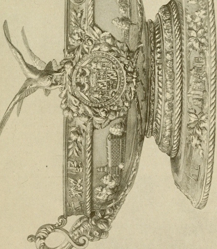 An illustration from Samuel Kirk & Son Co. : oldest makers of silverware in the United States : established 1817, 1914, leaf 102