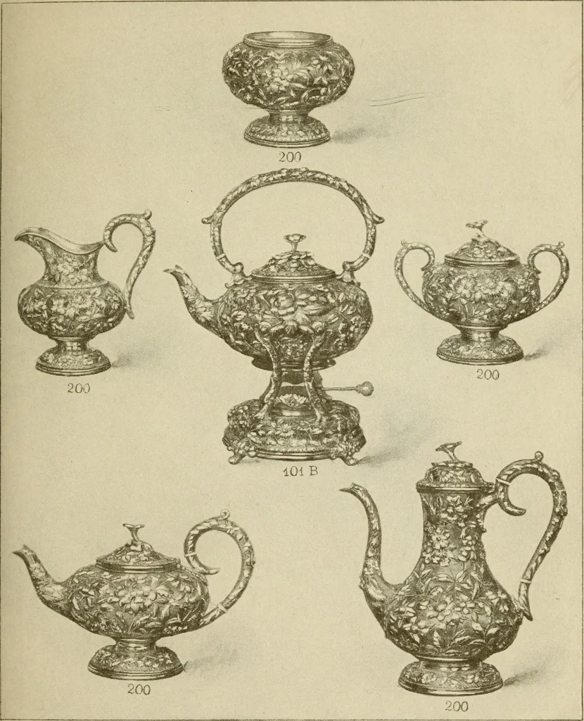 An illustration from Samuel Kirk & Son Co. : oldest makers of silverware in the United States : established 1817, 1914, leaf 12