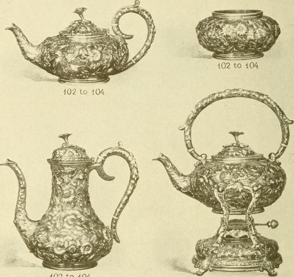 An illustration from Samuel Kirk & Son Co. : oldest makers of silverware in the United States : established 1817, 1914, leaf 13
