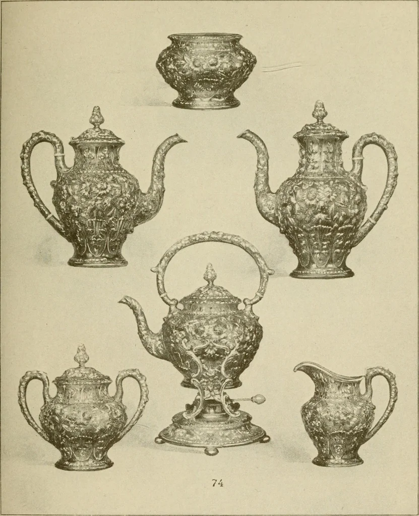 An illustration from Samuel Kirk & Son Co. : oldest makers of silverware in the United States : established 1817, 1914, leaf 14