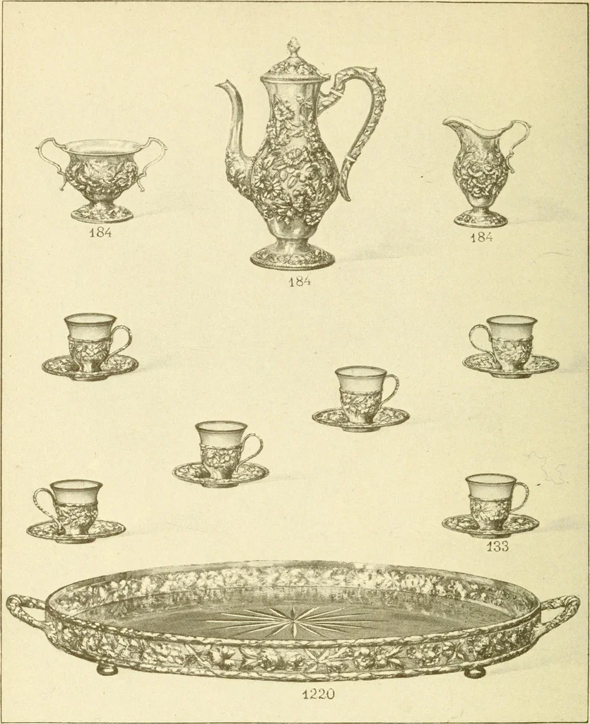 An illustration from Samuel Kirk & Son Co. : oldest makers of silverware in the United States : established 1817, 1914, leaf 17