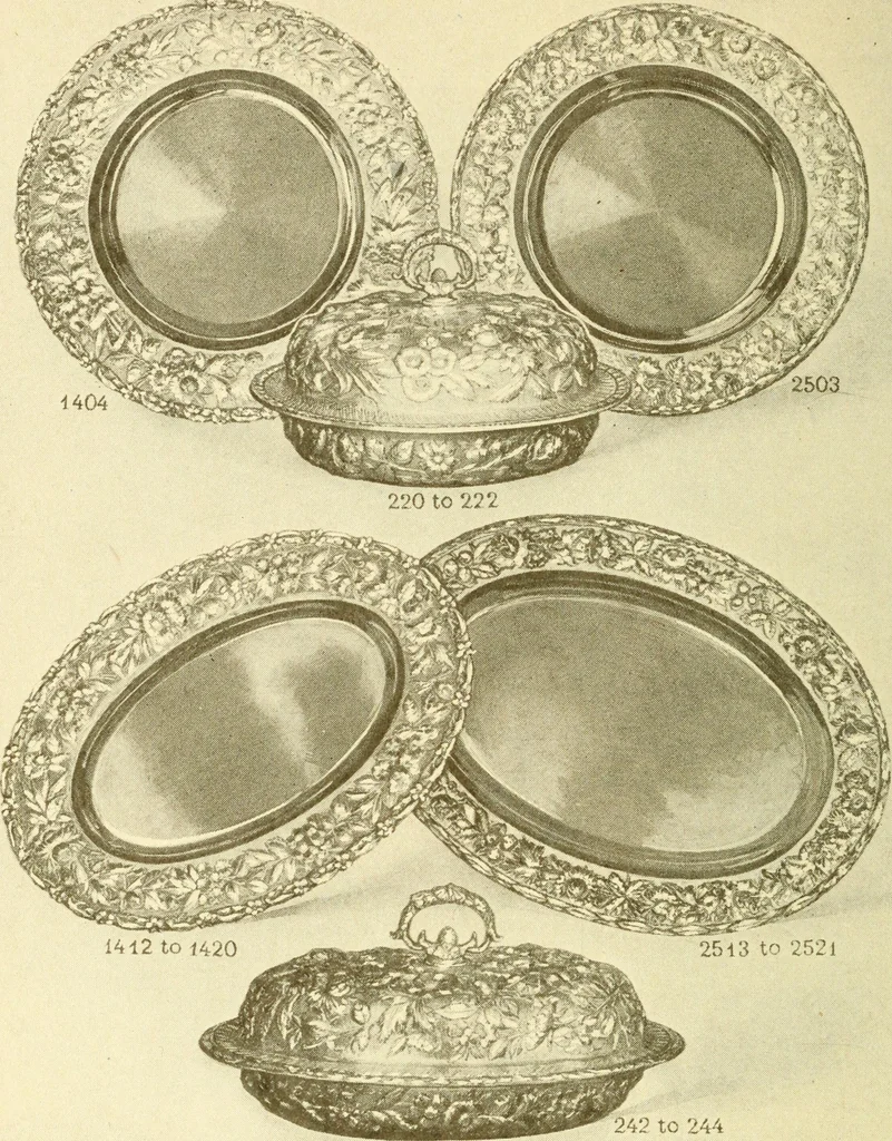 An illustration from Samuel Kirk & Son Co. : oldest makers of silverware in the United States : established 1817, 1914, leaf 19