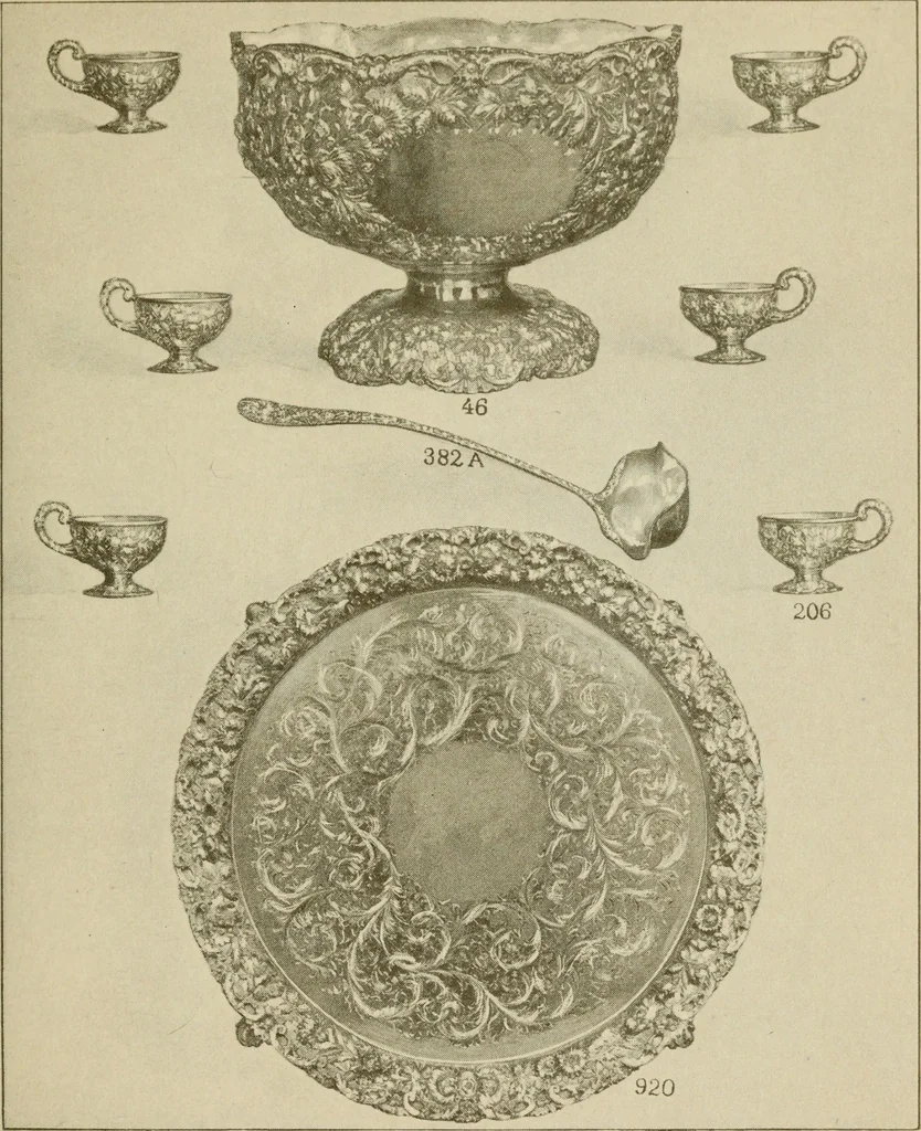 An illustration from Samuel Kirk & Son Co. : oldest makers of silverware in the United States : established 1817, 1914, leaf 20
