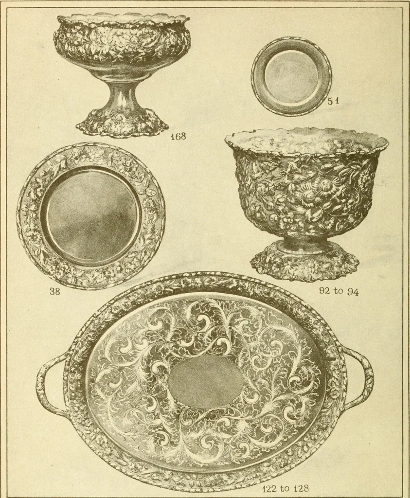 An illustration from Samuel Kirk & Son Co. : oldest makers of silverware in the United States : established 1817, 1914, leaf 21