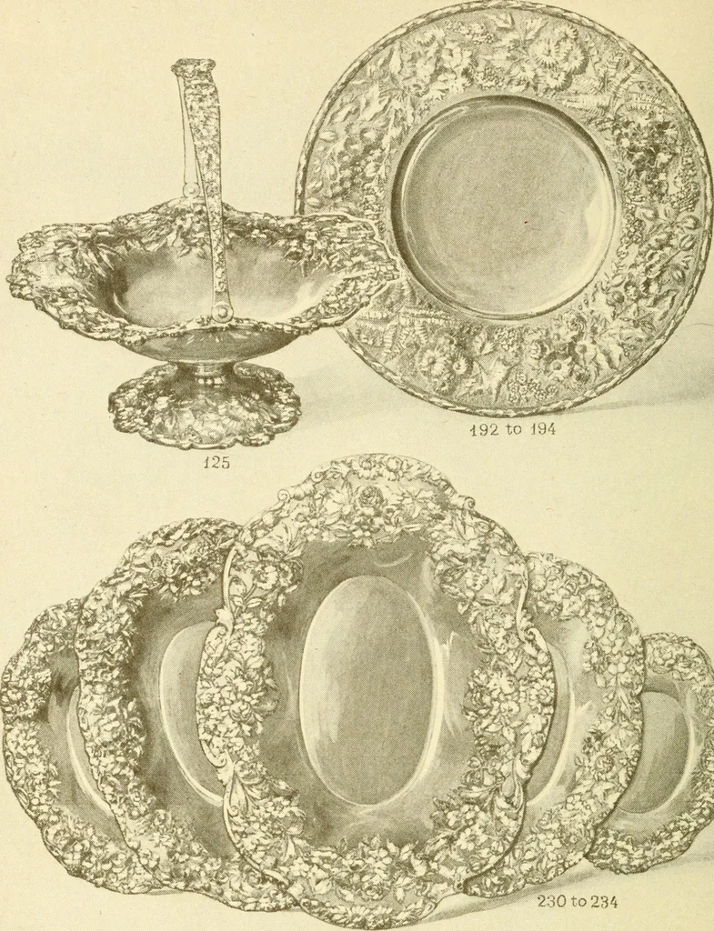 An illustration from Samuel Kirk & Son Co. : oldest makers of silverware in the United States : established 1817, 1914, leaf 23