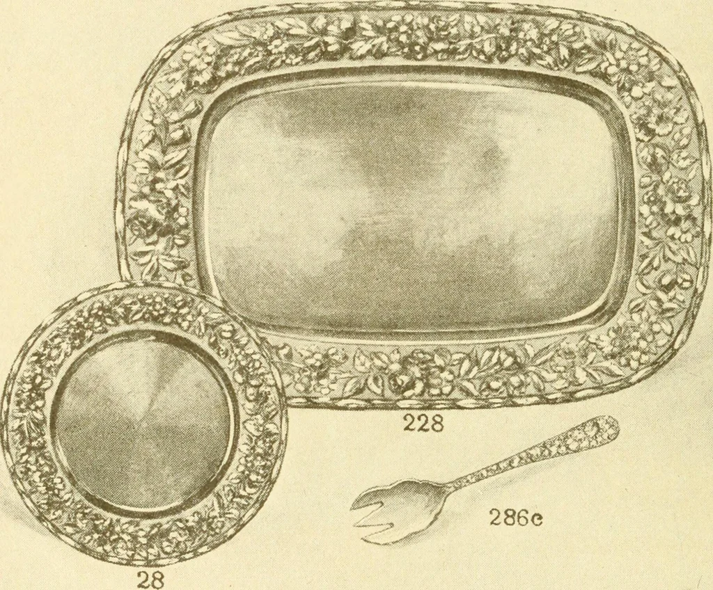 An illustration from Samuel Kirk & Son Co. : oldest makers of silverware in the United States : established 1817, 1914, leaf 25