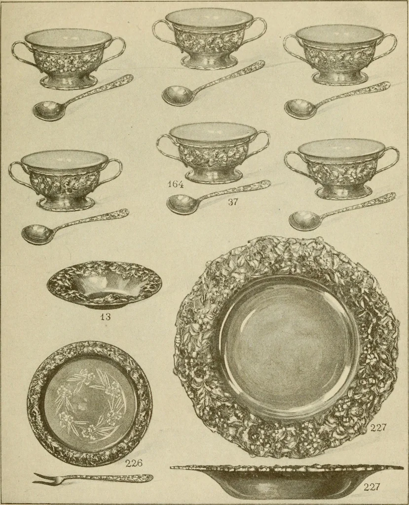 An illustration from Samuel Kirk & Son Co. : oldest makers of silverware in the United States : established 1817, 1914, leaf 26