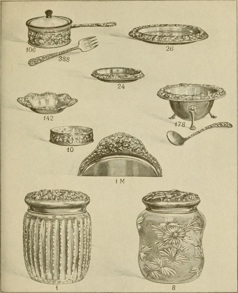 An illustration from Samuel Kirk & Son Co. : oldest makers of silverware in the United States : established 1817, 1914, leaf 34