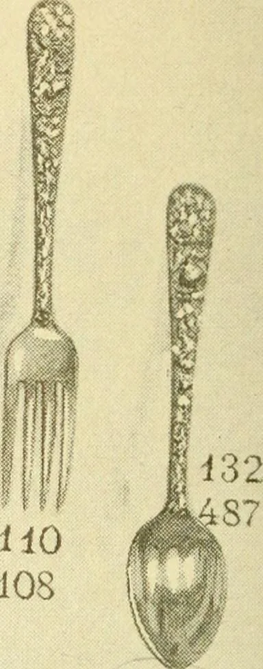 An illustration from Samuel Kirk & Son Co. : oldest makers of silverware in the United States : established 1817, 1914, leaf 35