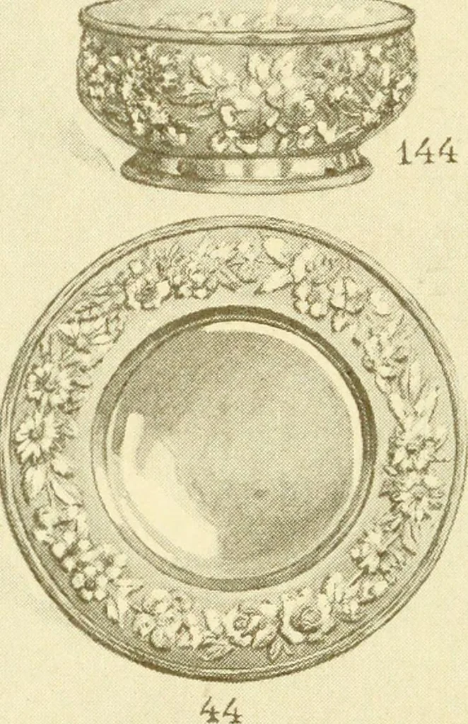 An illustration from Samuel Kirk & Son Co. : oldest makers of silverware in the United States : established 1817, 1914, leaf 35