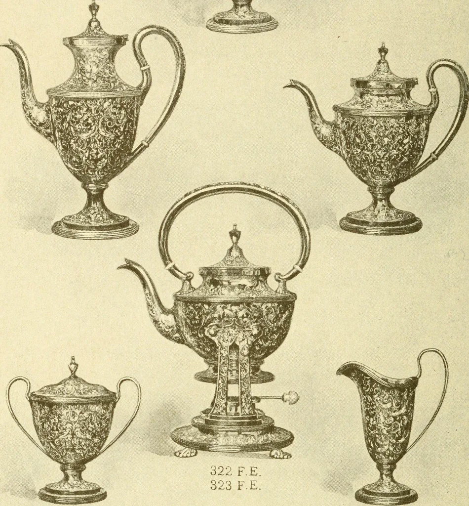 An illustration from Samuel Kirk & Son Co. : oldest makers of silverware in the United States : established 1817, 1914, leaf 39