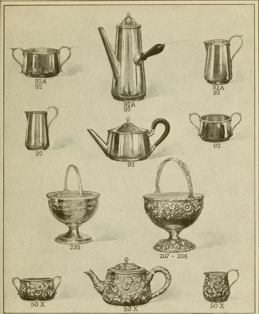 An illustration from Samuel Kirk & Son Co. : oldest makers of silverware in the United States : established 1817, 1914, leaf 44