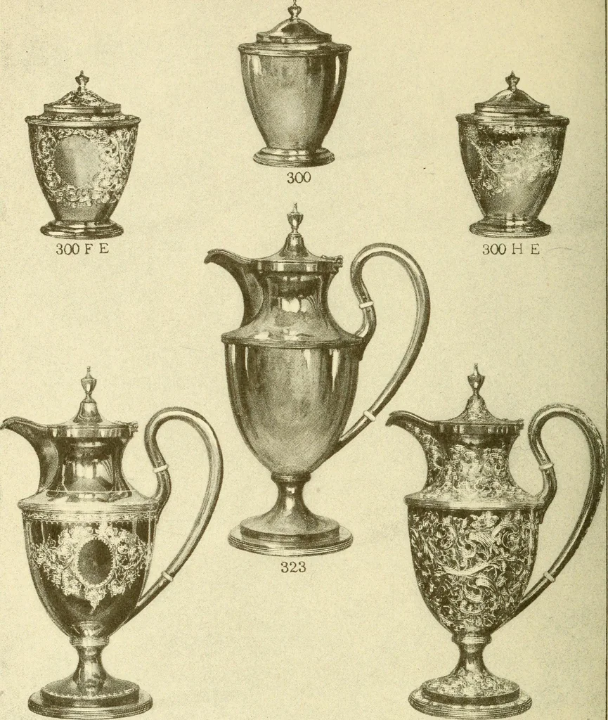 An illustration from Samuel Kirk & Son Co. : oldest makers of silverware in the United States : established 1817, 1914, leaf 45