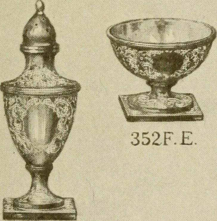 An illustration from Samuel Kirk & Son Co. : oldest makers of silverware in the United States : established 1817, 1914, leaf 52