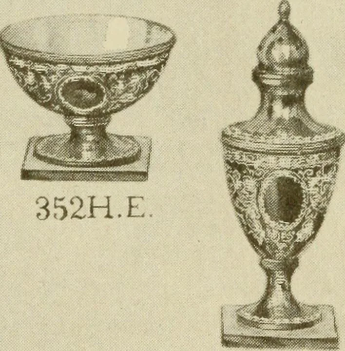 An illustration from Samuel Kirk & Son Co. : oldest makers of silverware in the United States : established 1817, 1914, leaf 52