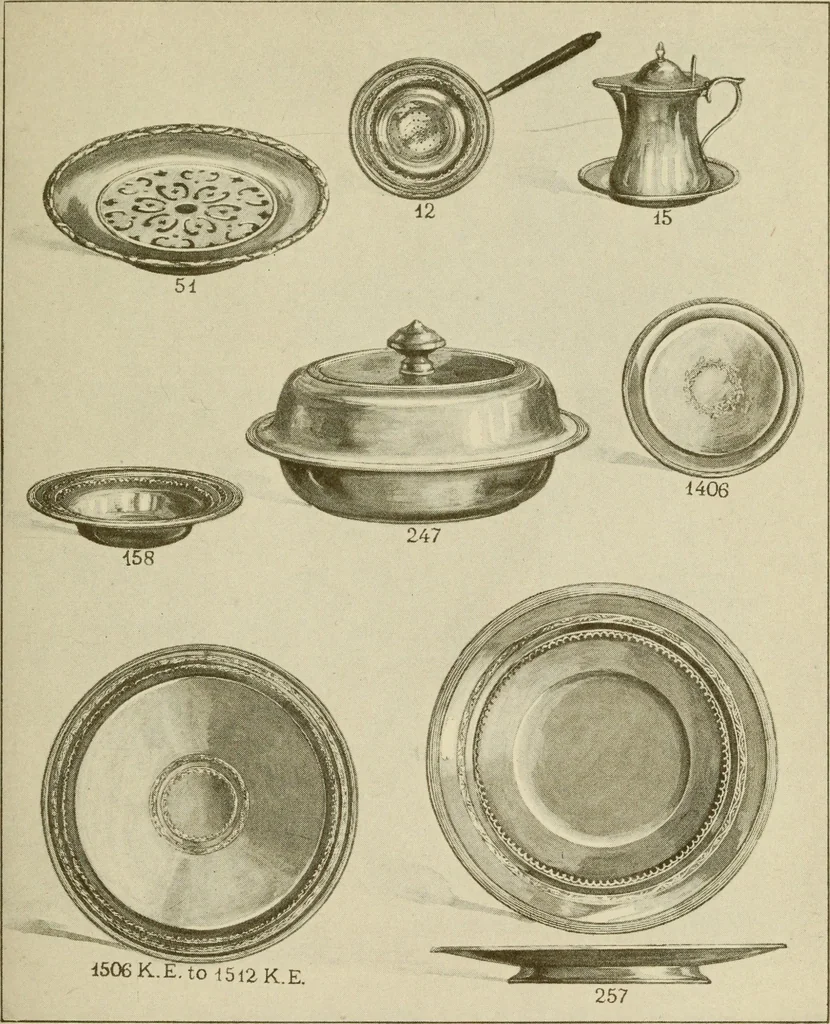 An illustration from Samuel Kirk & Son Co. : oldest makers of silverware in the United States : established 1817, 1914, leaf 54