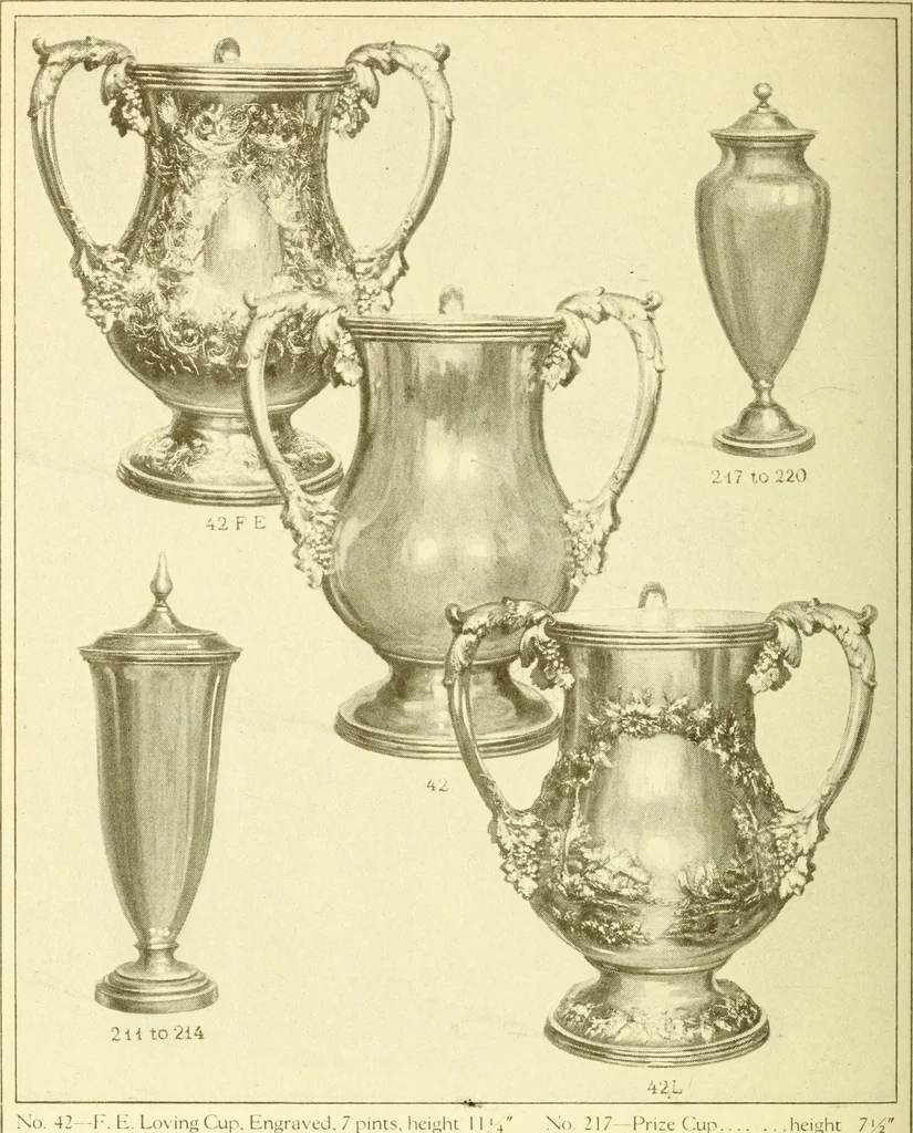 An illustration from Samuel Kirk & Son Co. : oldest makers of silverware in the United States : established 1817, 1914, leaf 55
