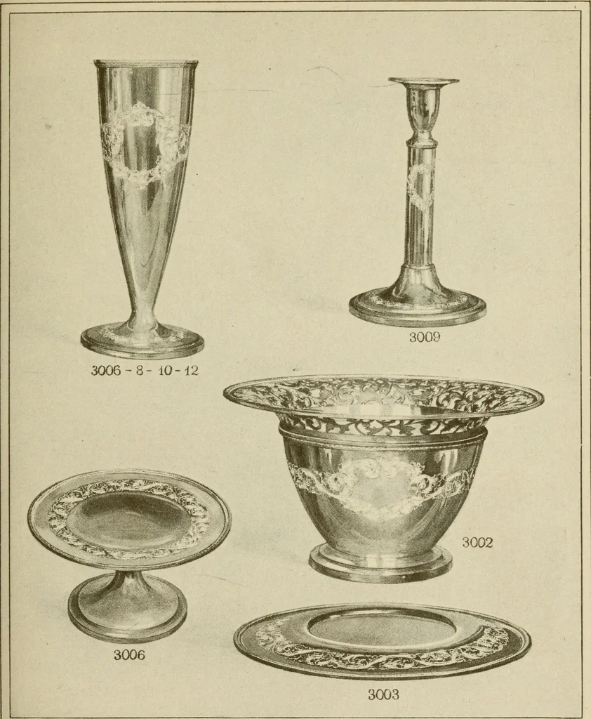 An illustration from Samuel Kirk & Son Co. : oldest makers of silverware in the United States : established 1817, 1914, leaf 58