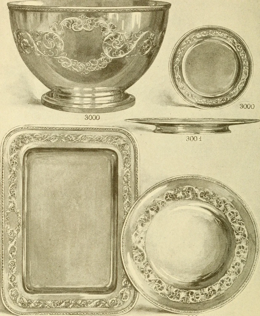 An illustration from Samuel Kirk & Son Co. : oldest makers of silverware in the United States : established 1817, 1914, leaf 61
