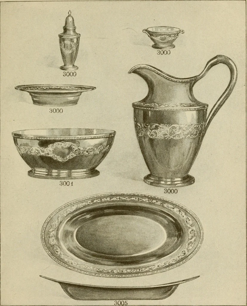 An illustration from Samuel Kirk & Son Co. : oldest makers of silverware in the United States : established 1817, 1914, leaf 62