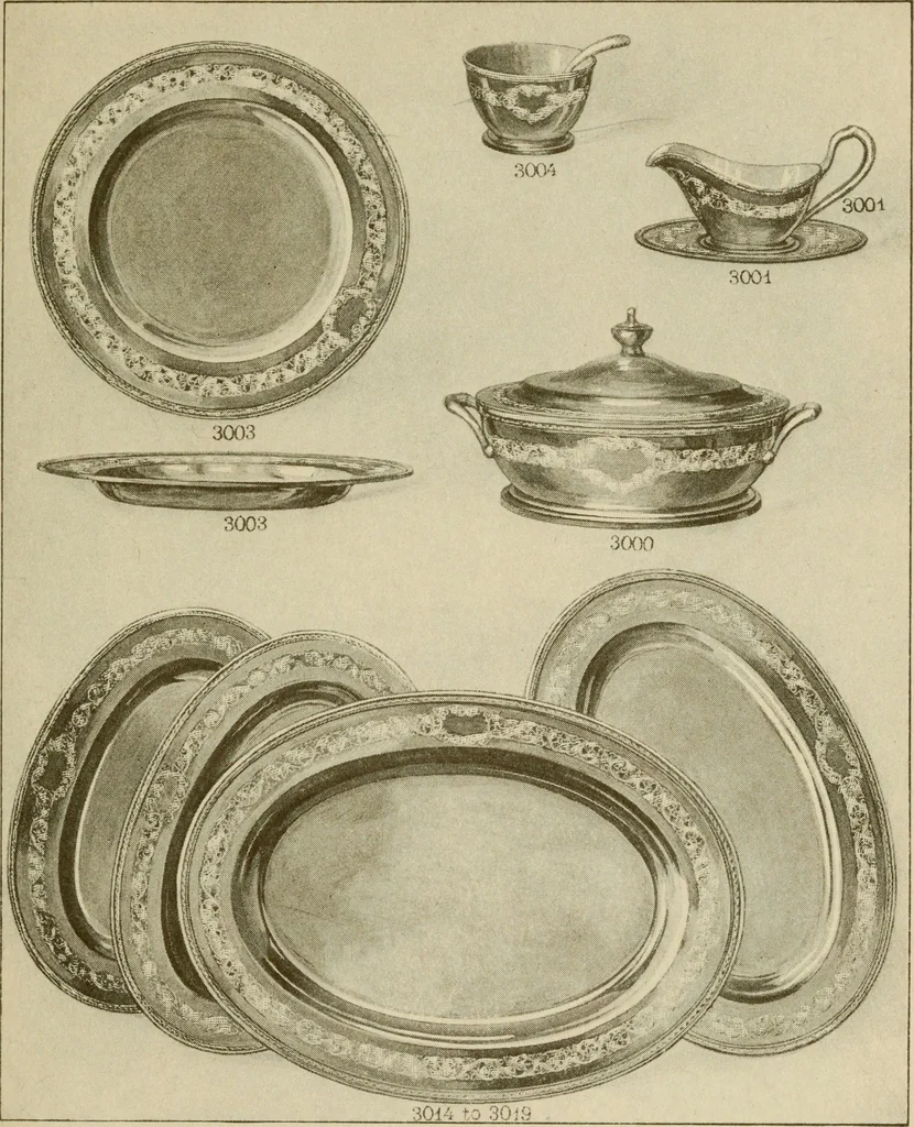 An illustration from Samuel Kirk & Son Co. : oldest makers of silverware in the United States : established 1817, 1914, leaf 64