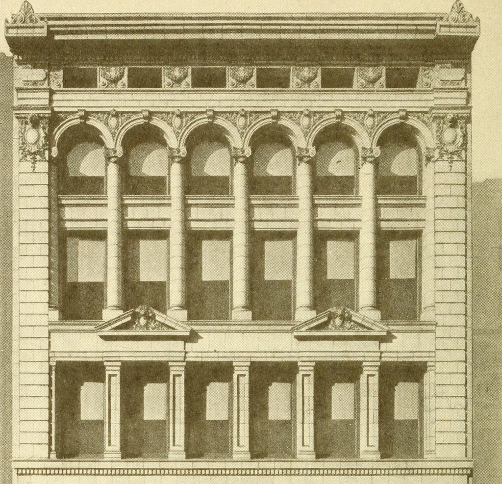 An illustration from Samuel Kirk & Son Co. : oldest makers of silverware in the United States : established 1817, 1914, leaf 7