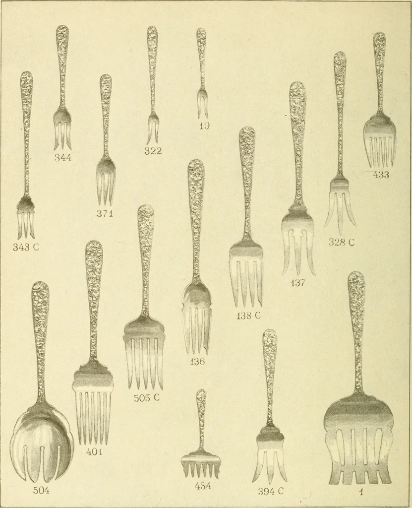 An illustration from Samuel Kirk & Son Co. : oldest makers of silverware in the United States : established 1817, 1914, leaf 81