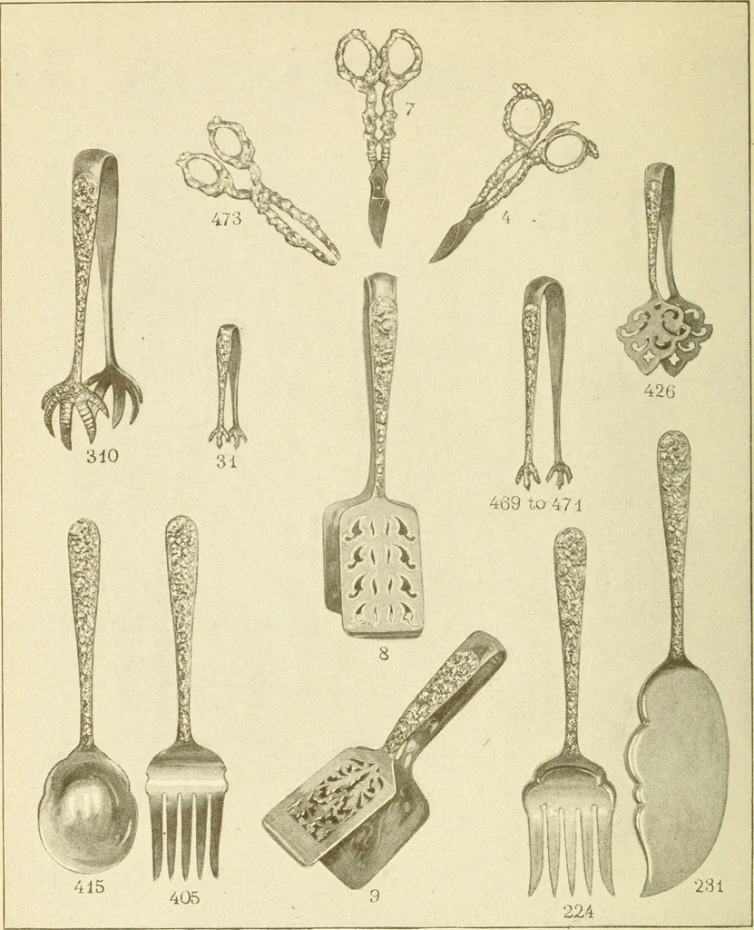 An illustration from Samuel Kirk & Son Co. : oldest makers of silverware in the United States : established 1817, 1914, leaf 83
