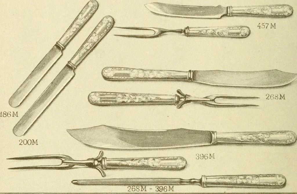 An illustration from Samuel Kirk & Son Co. : oldest makers of silverware in the United States : established 1817, 1914, leaf 85